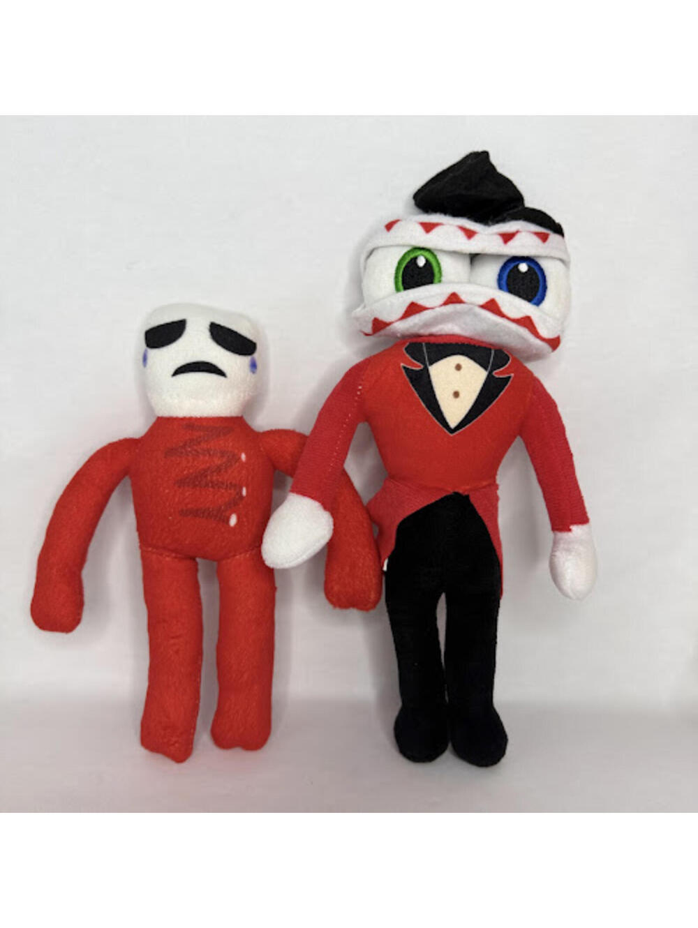 Caine and Jax Plush From The Amazing Digital Circus Animated Series - 12" & 8.5"